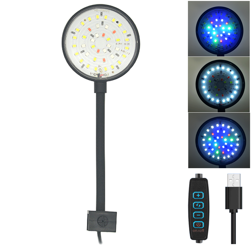 Aquarium Plant Light Spectrum - USB Akvaryum LED Lamba Balık Tankı