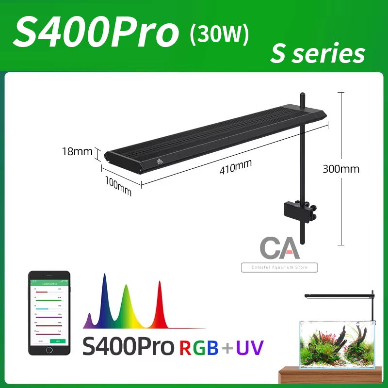 Planted Aquarium Uv Light - HAFTA AQUA S Serisi RGB+UV Tam