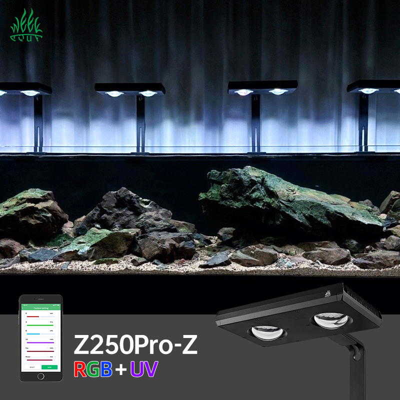 Planted Aquarium Uv Light - WEEKAQUA Z250PRO Led Bitki Lambası RGB+UV
