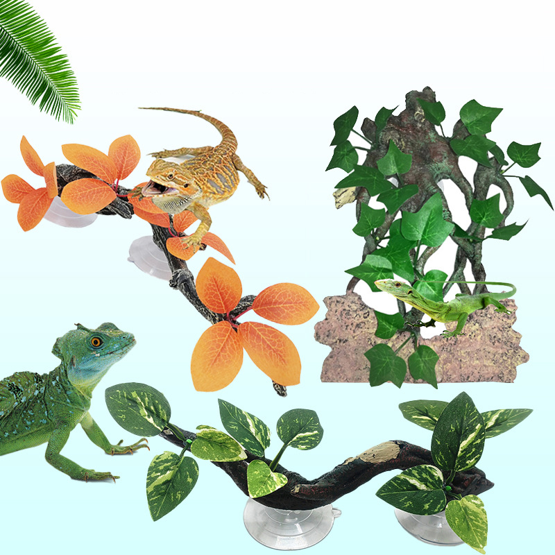 Aquarium Plant Vine - Küçük Reçine Akvaryum Dekorasyon Bitkisi Asma