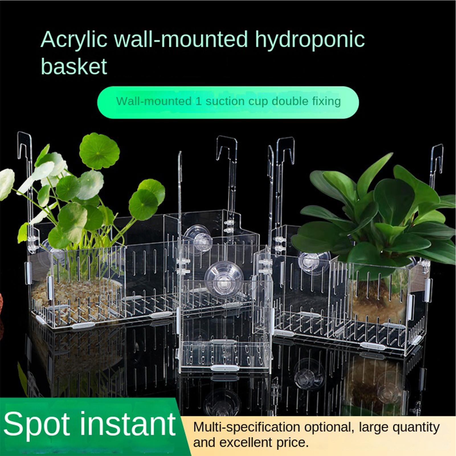 Aquarium Plant Vine - Akrilik Akvaryum Bitki Tutucu Ayarlanabilir Yükseklik