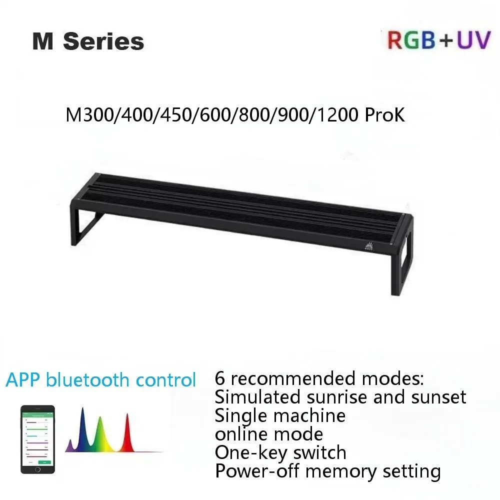 Planted Aquarium Uv Light - Haftalık Aqua M Serisi RGB+UV Su
