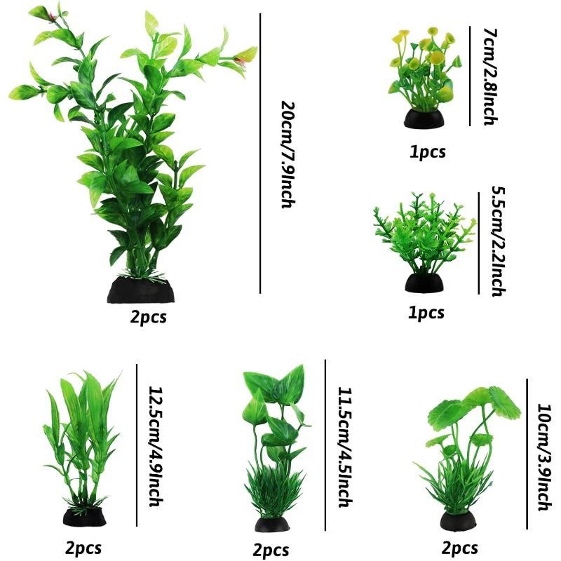 10 adet/takım Yapay Akvaryum B - Aquarium Plant Vine incelemesi ve fiyatı