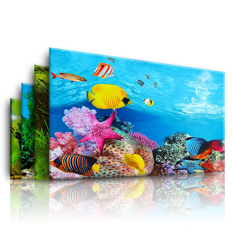 Akvaryum Arka Plan dekorasyon  - Planted Aquarium Wallpaper incelemesi ve fiyatı