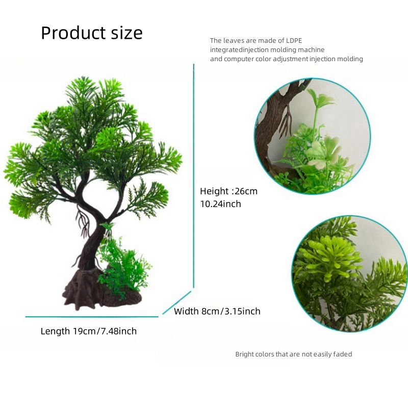 Balık tankı DIY yapay akvaryum - Aquarium Plant Live incelemesi ve fiyatı