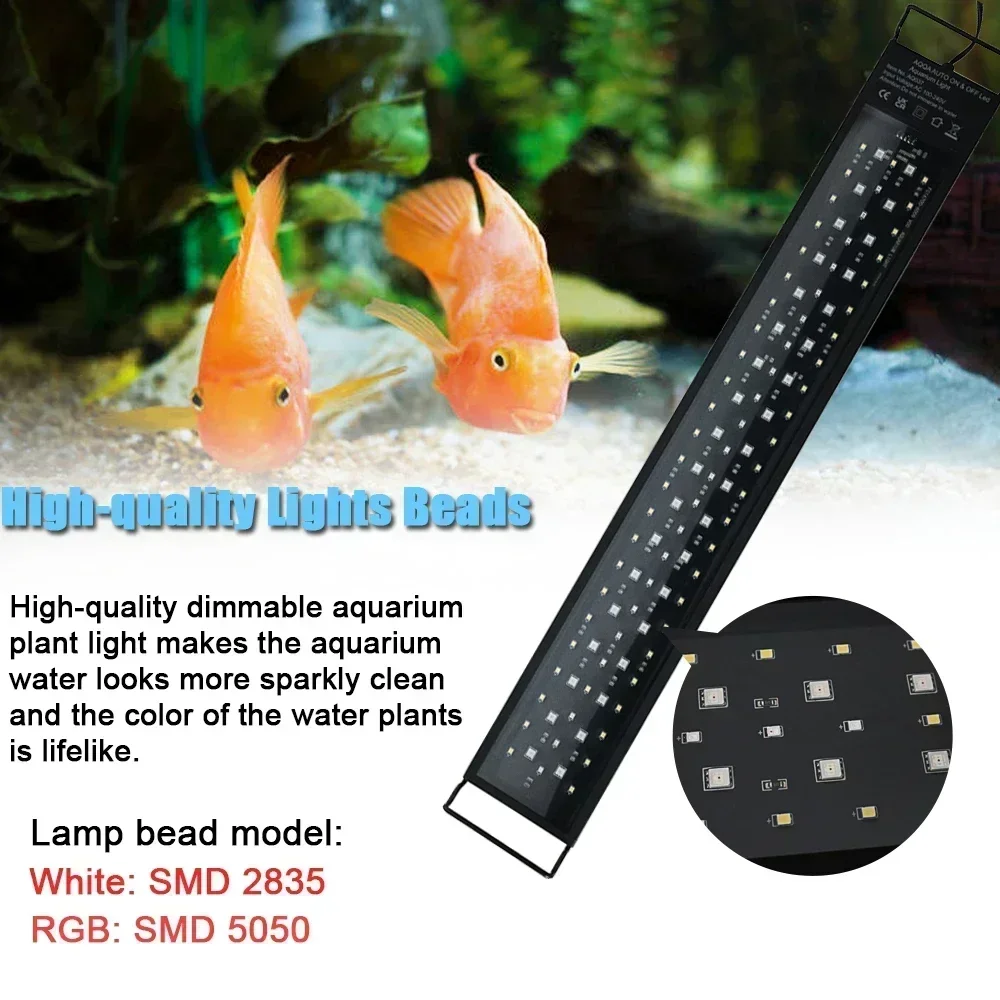 IP68 su geçirmez akvaryum LED  - Aquarium Plant Light Spectrum incelemesi ve fiyatı