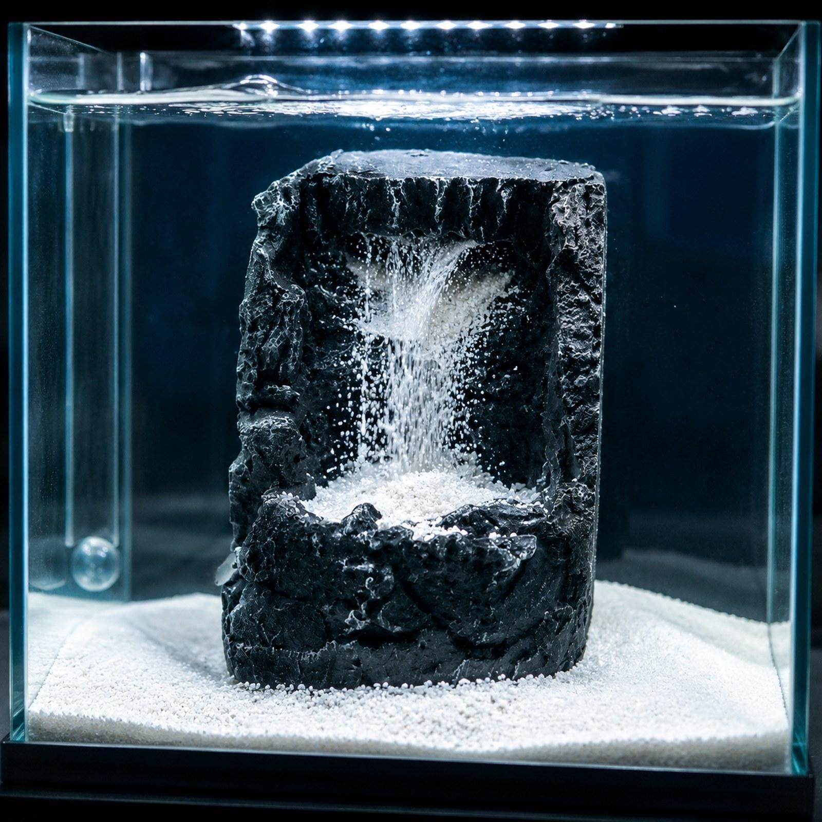 Akvaryum Dağ Manzaralı Taş ve  - Aquarium Sand White incelemesi ve fiyatı