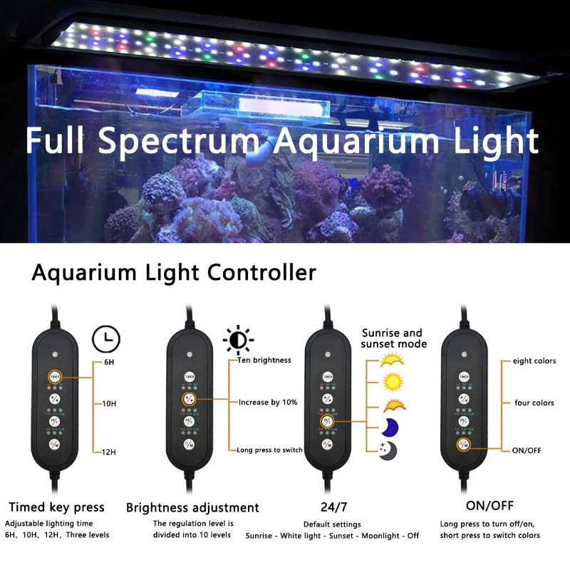 LED Balık Tankı Lambası Tam Sp - Aquarium Planted Aquarium incelemesi ve fiyatı