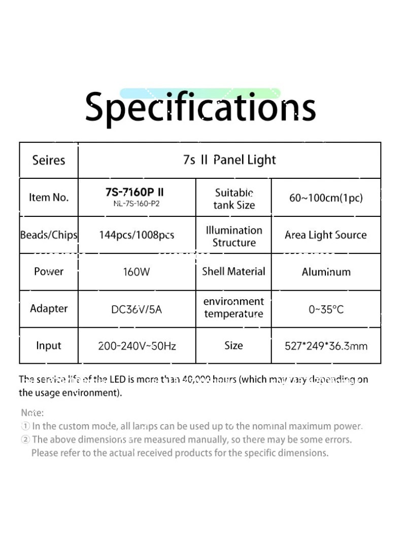 Akvaryum LED Işığı 160W RGB Ta - Aquarium Plant Light Spectrum incelemesi ve fiyatı